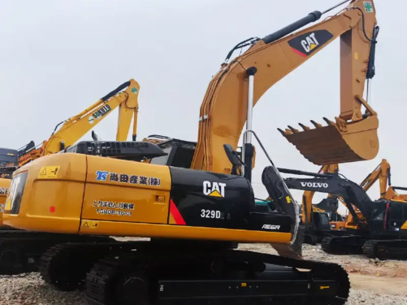 used CAT 329 excavator