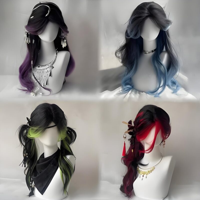 Highlighted and Gradient Wig