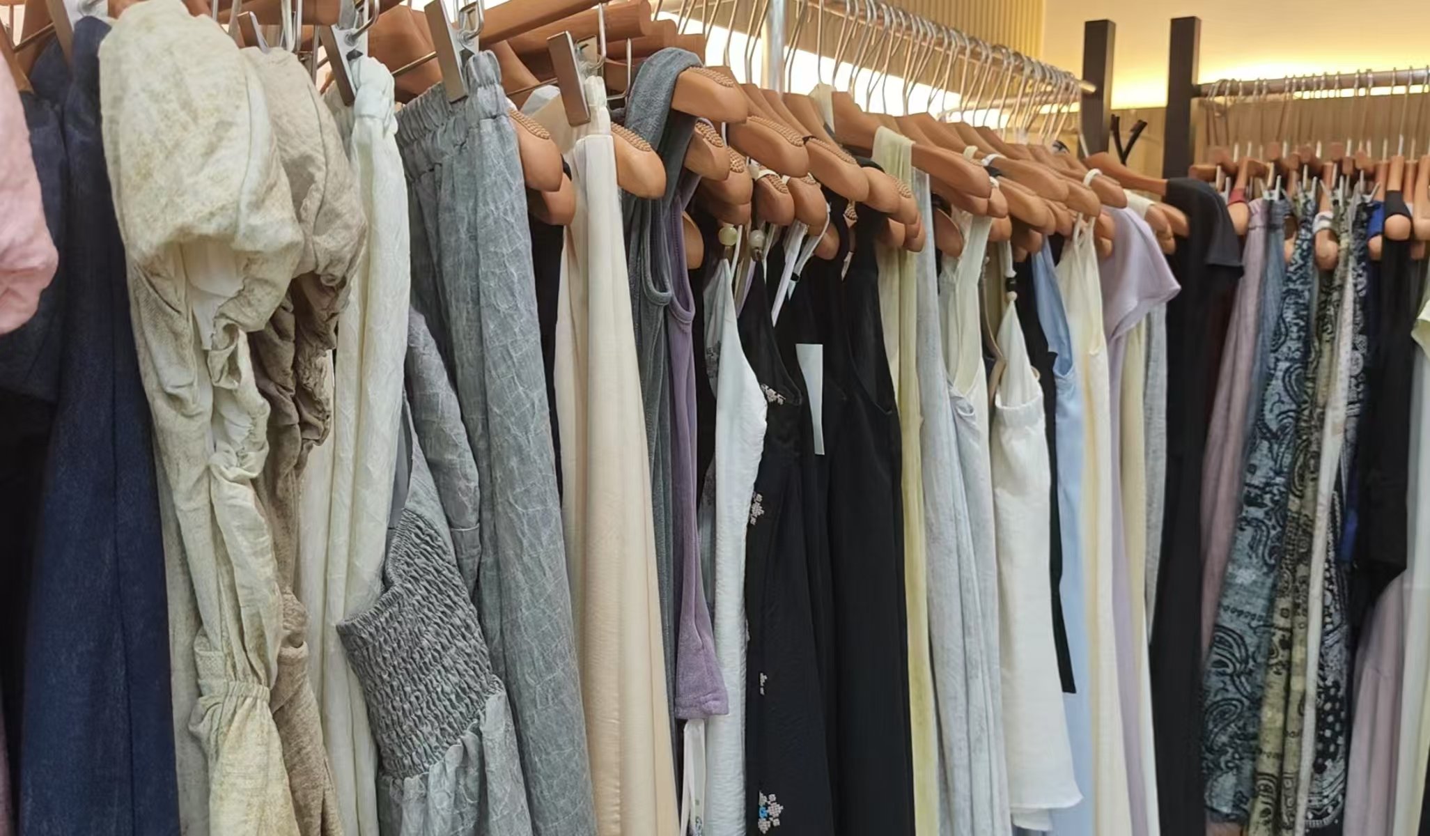 Various types of clothing