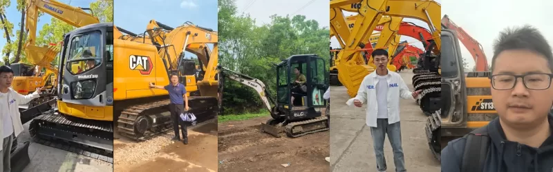used excavator