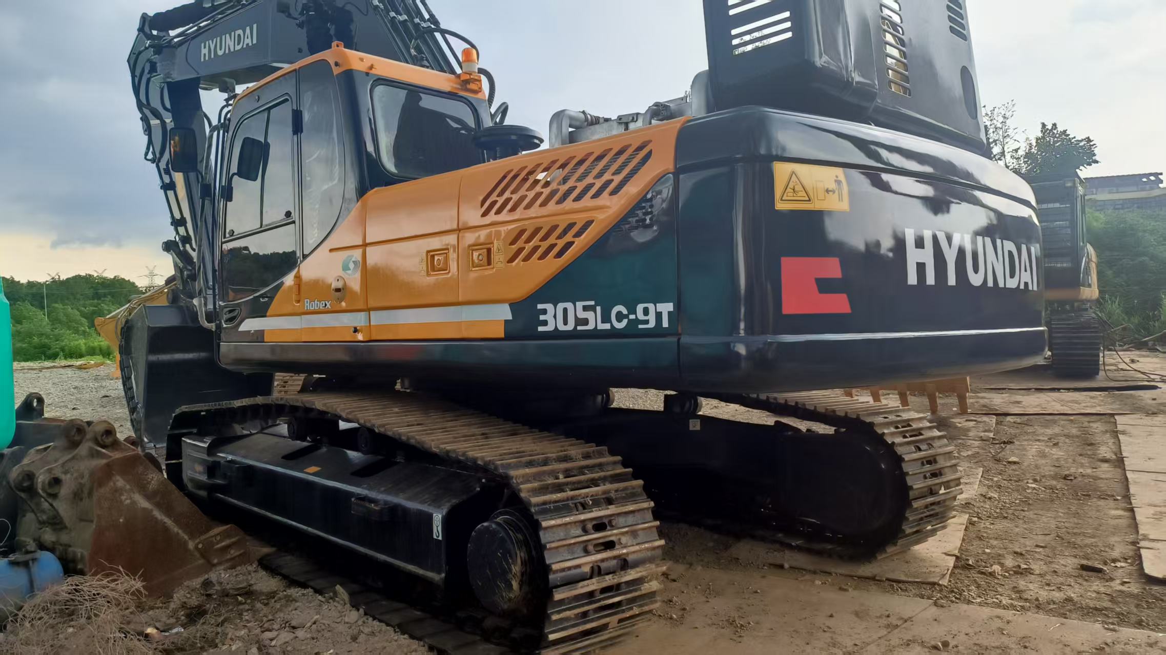 used excavator