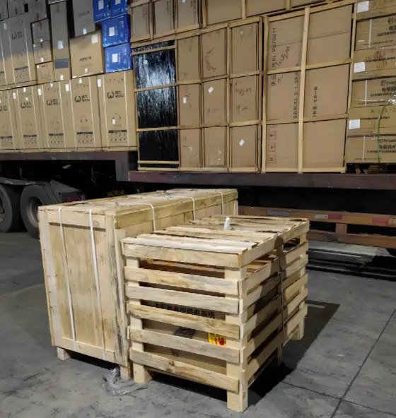 Product protection measures - wooden frame packaging
