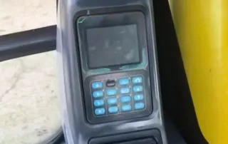 used excavator's control console2