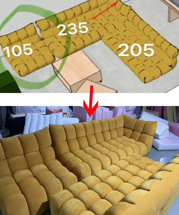 Sofa and chair furniture products sourced from manufacturers in China