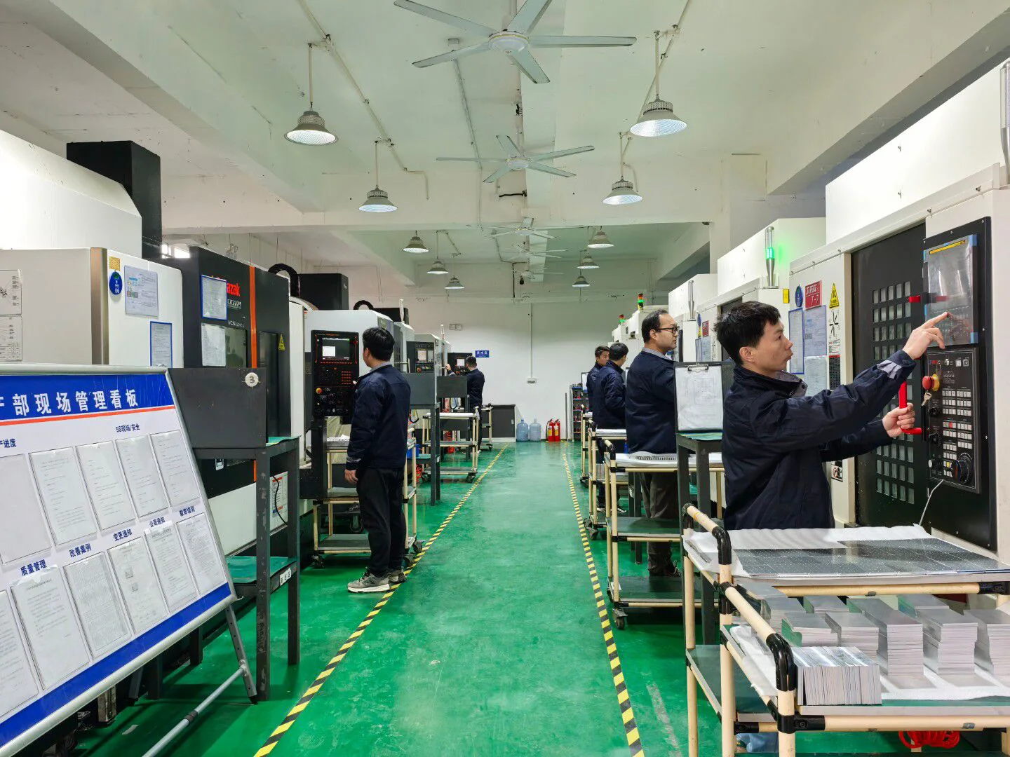 cnc machining factory production line precision manufacturing in China