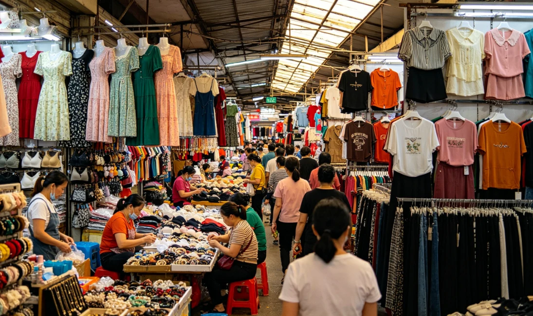 Guangzhou clothing market (1) Guangzhou clothing market