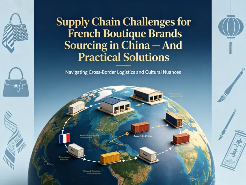 Supply Chain Challenges for French Boutique Brands Sourcing in China – And Practical Solutions