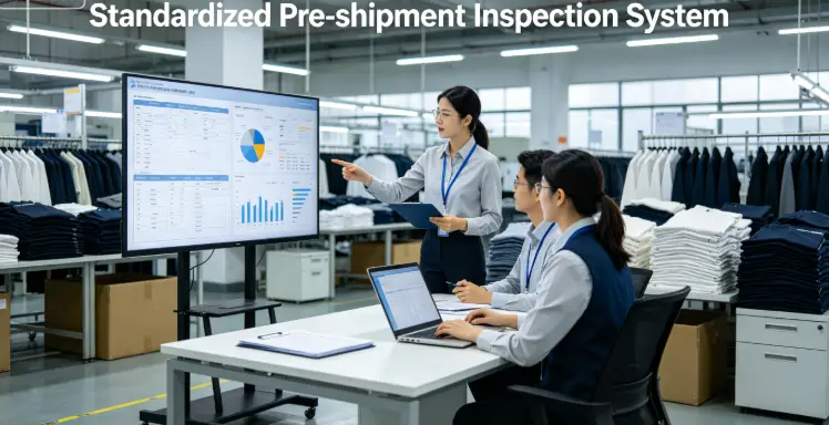 Build standardized garment final inspection system