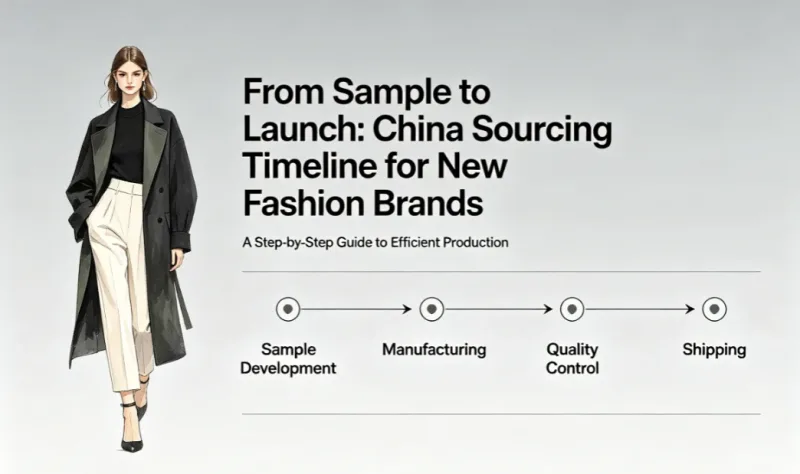 Da amostra ao lançamento: Cronograma de fornecimento na China para novas marcas de moda