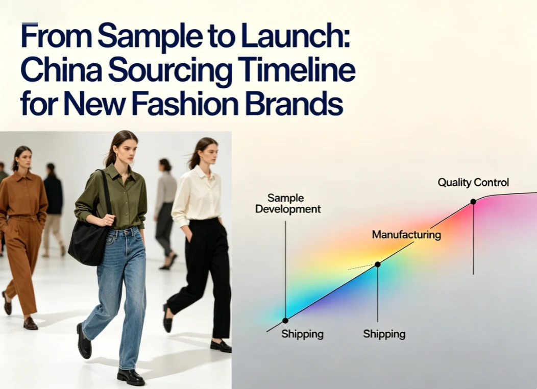 Da amostra ao lançamento: Cronograma de fornecimento na China para novas marcas de moda Da amostra ao lançamento: Cronograma de fornecimento na China para novas marcas de moda