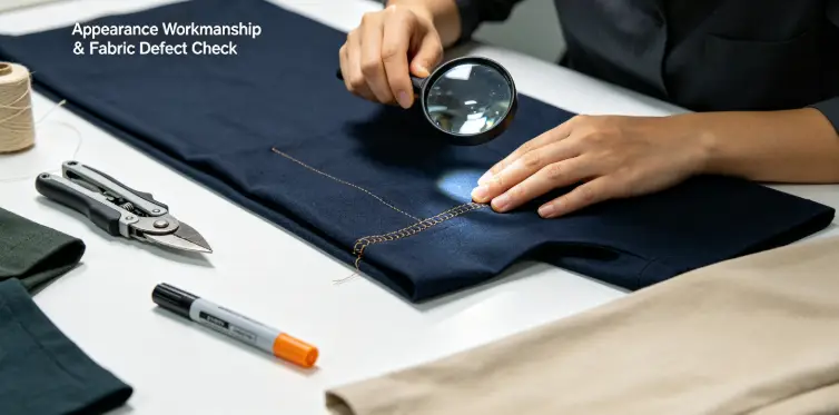 Workmanship and fabric defect inspection standards