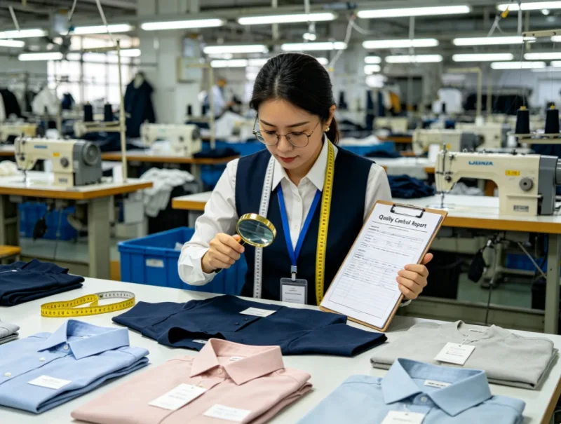 Apparel production QC for apparel sourcing