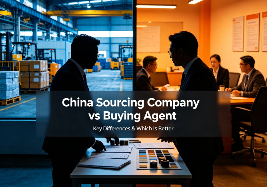 Business Negotiation Scene Cover_ China Sourcing Company vs Buying Agent Buyer Reference Guide Business Negotiation Scene Cover_ China Sourcing Company vs Buying Agent Buyer Reference Guide