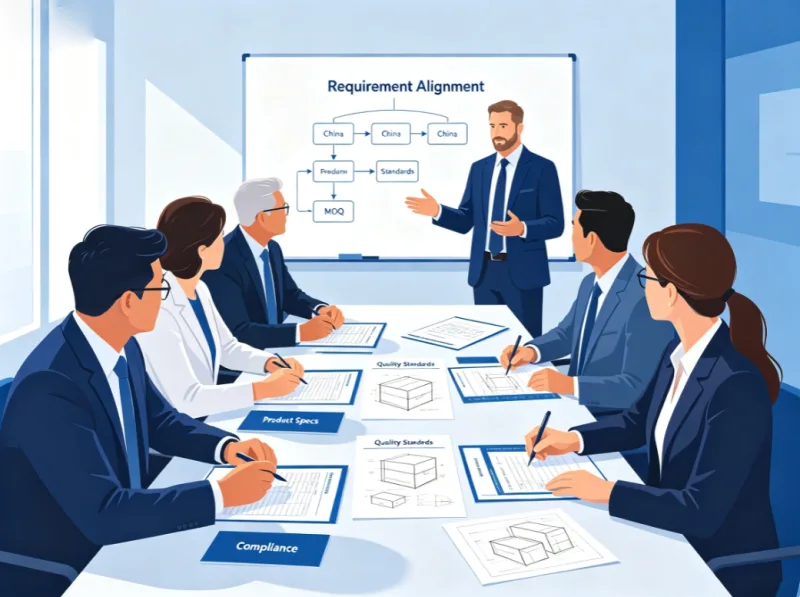 China Sourcing Company Discuss Product Requirements with Import Clients