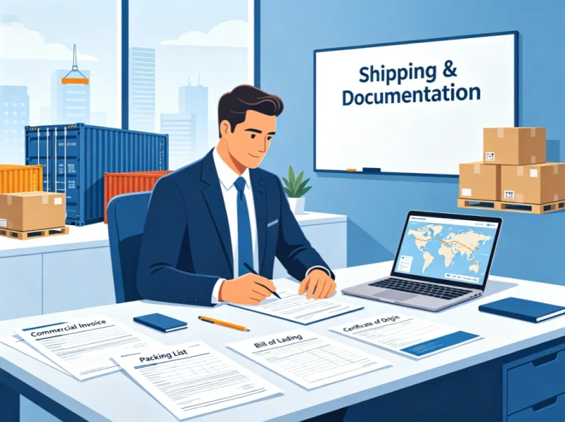 China Sourcing Company Prepare Shipping Documents and Logistics Arrangement