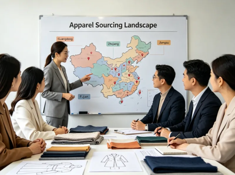 China garment cluster analysis for apparel sourcing