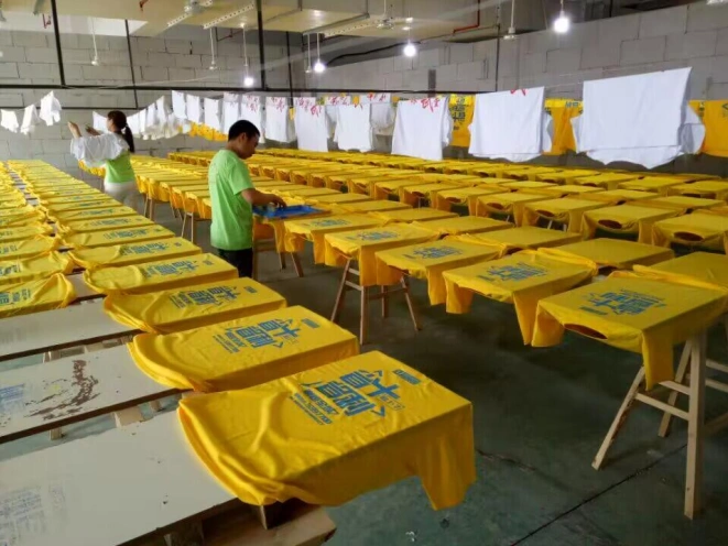 During the process of clothing production