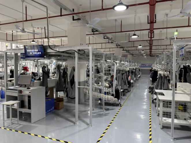 Multi-category clothing customization automated garment hanging production line Multi-category clothing customization automated garment hanging production line