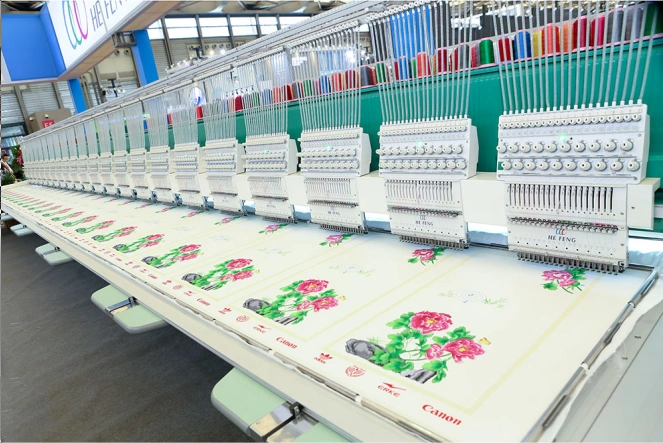 Multi-head Embroidery Machine Whole Unit