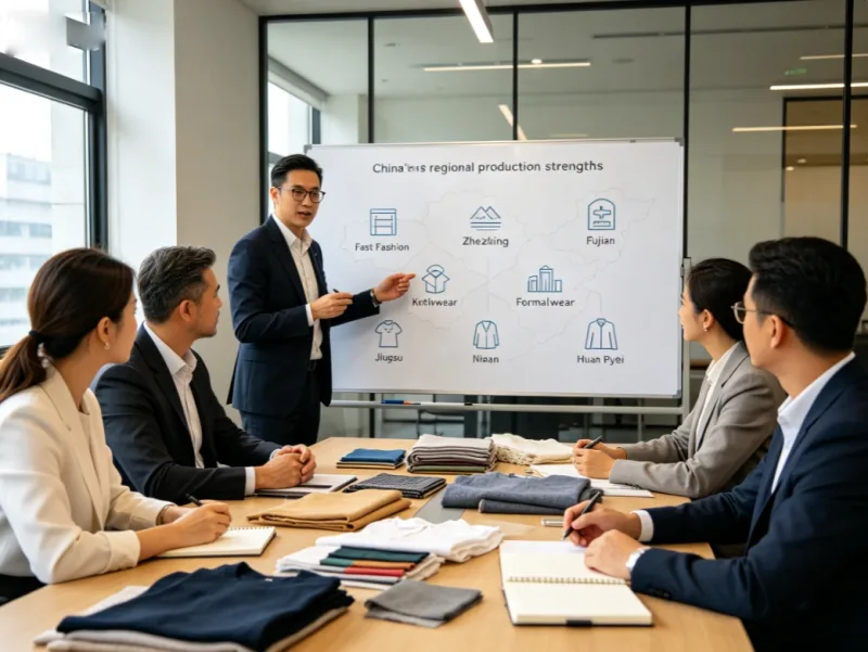 Regional garment specialization guide for apparel sourcing