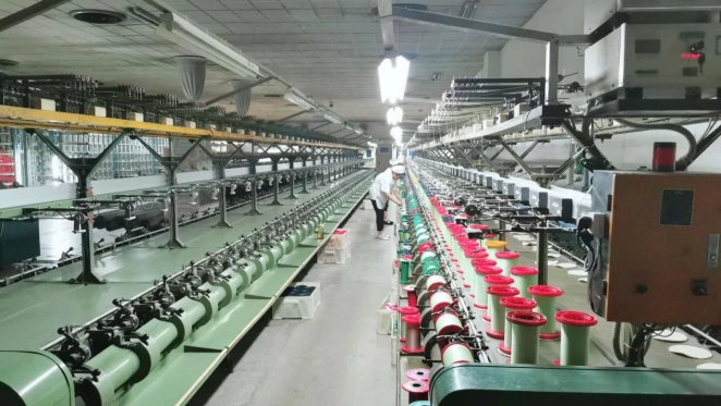 Silk Fabric Yarn Rewinding Production Line