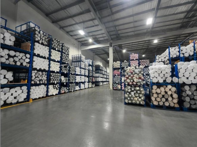 Textile Factory Fabric Storage Warehouse