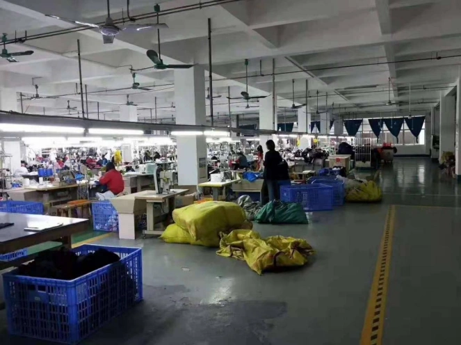 Work scene of factory employees
