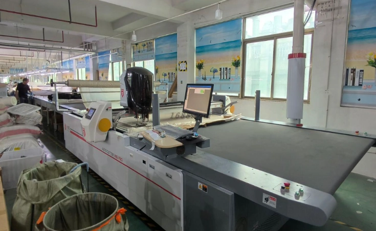 Yoga Clothing Factory Automatic Fabric Cutting Machine Workshop