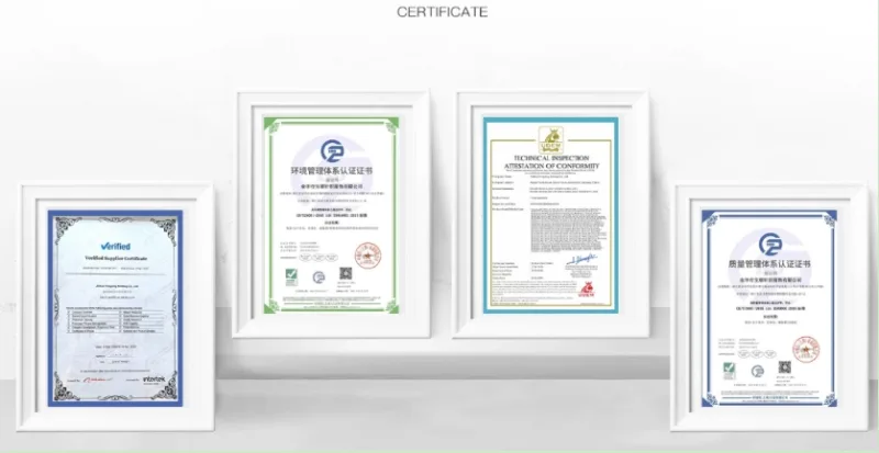 Yoga Clothing Factory Official Quality & Environmental Management System Certificates