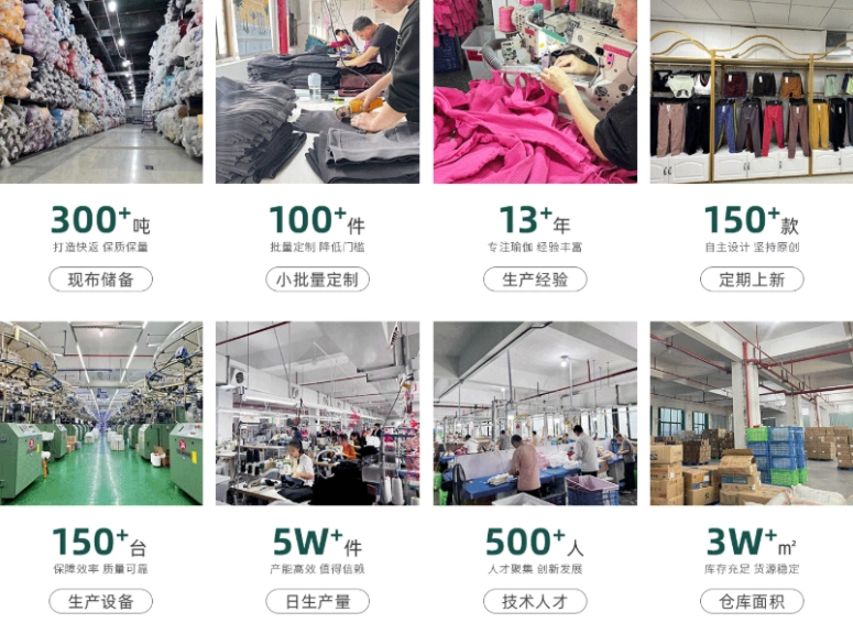 Yoga Clothing Factory Production Capacity & Facility Scale Introduction