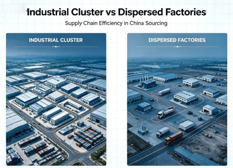 Industrial Cluster vs Dispersed Factories_ Aerial View Comparison for China Sourcing