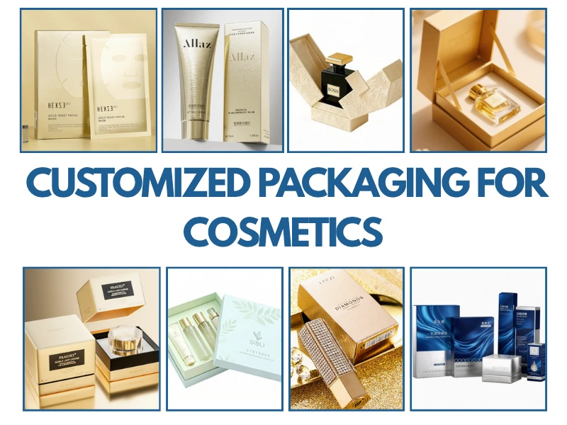 paquete cosmético cosmetic package developing