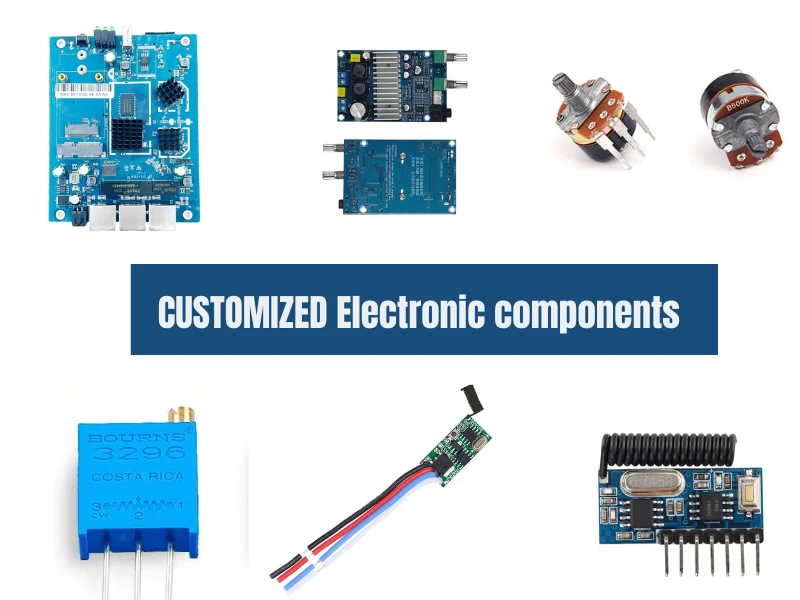 componentes electrónicos personalizados Electrónica, ensamblaje de placas de circuito impreso y fabricación de productos electrónicos a medida.
