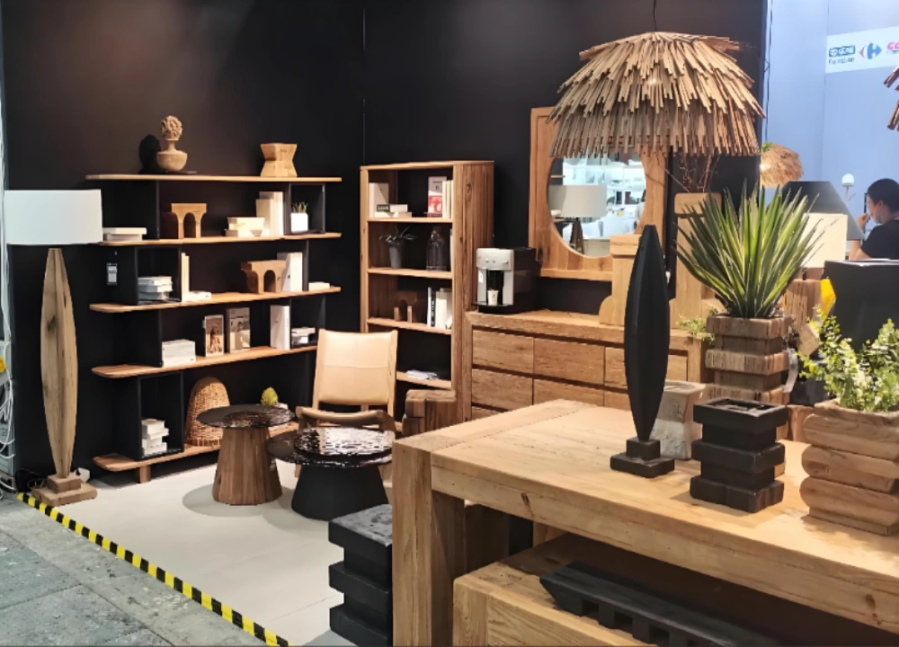 Canton Fair wooden furniture booth Canton Fair wooden furniture booth