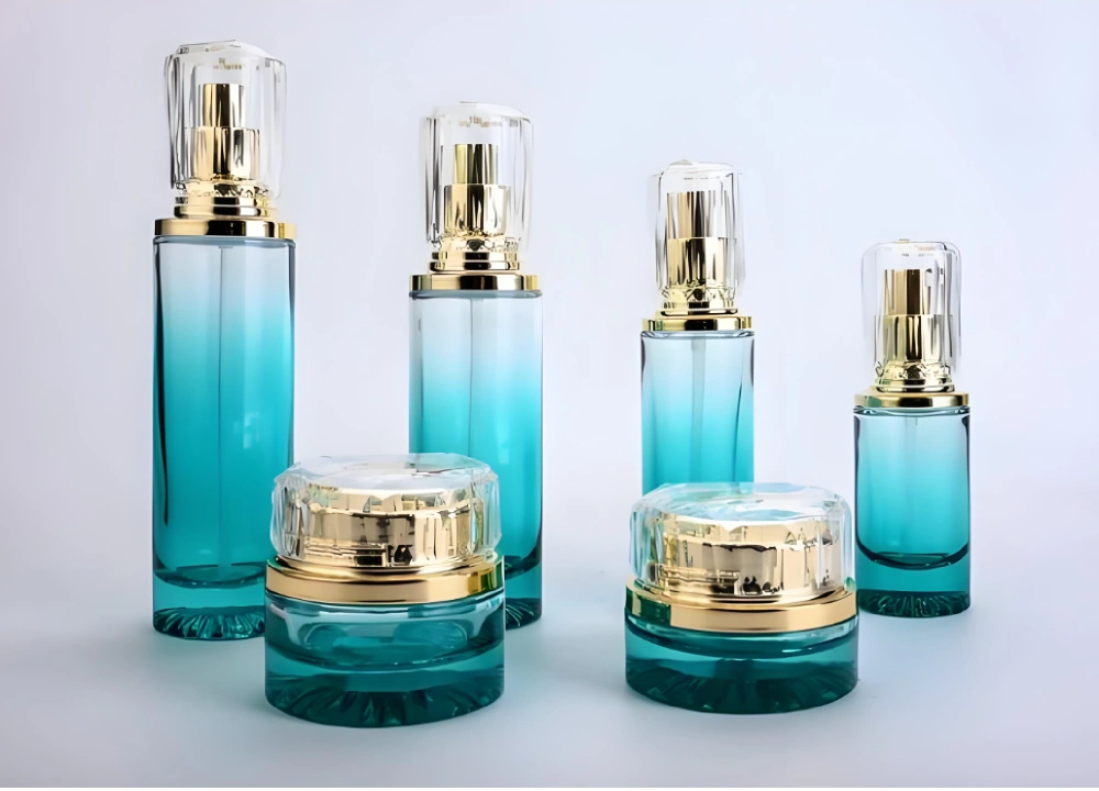 Guangzhou Wholesale Markets – Premium gradient cosmetic glass bottles and jars set Guangzhou Wholesale Markets - Premium gradient cosmetic glass bottles and jars set