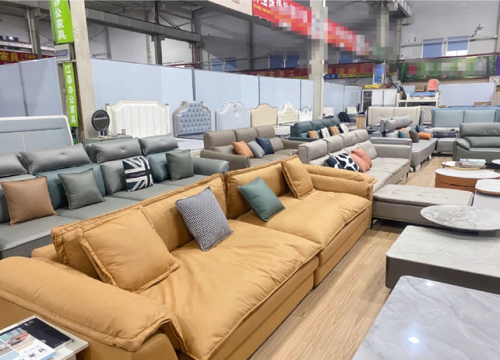 Guangzhou wholesale markets modern sofa wholesale hall Guangzhou wholesale markets modern sofa wholesale hall