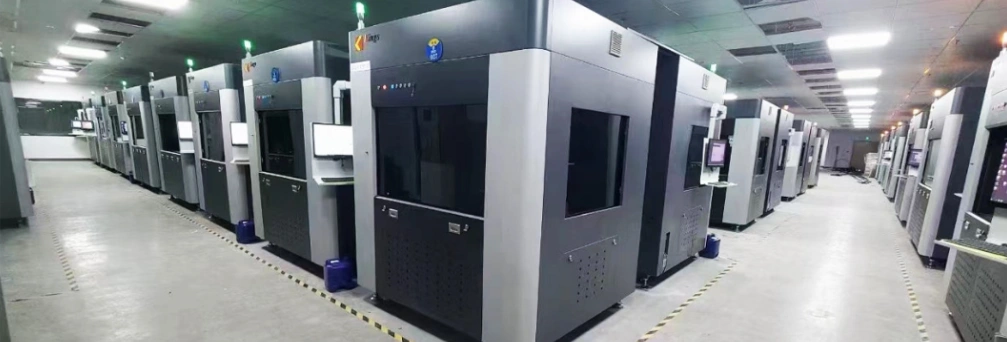 Inside a 3D printing factory