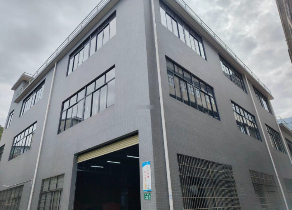Exterior del edificio de la fábrica de pantallas LED