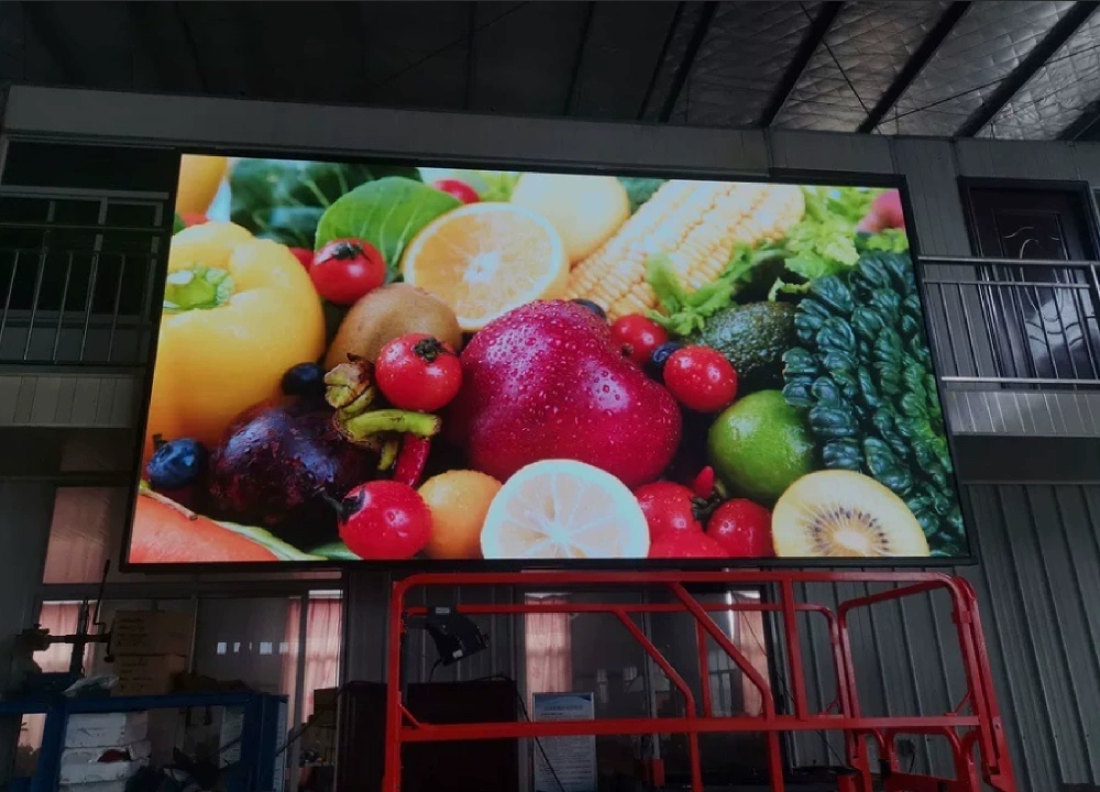 Pantalla de demostración de frutas de la fábrica de pantallas LED