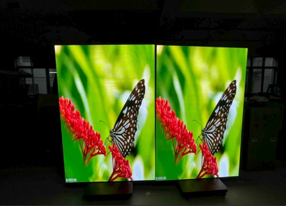Prueba de pantalla de alta definición de fábrica de pantallas LED mariposa