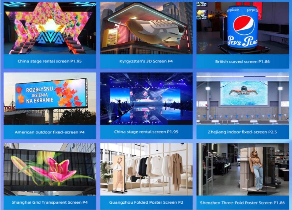 Casos prácticos de proyectos de pantallas LED de LED Screen Factory