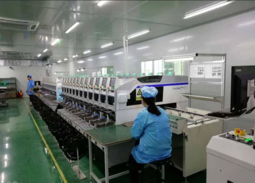 Taller de línea de producción SMT de fábrica de pantallas LED