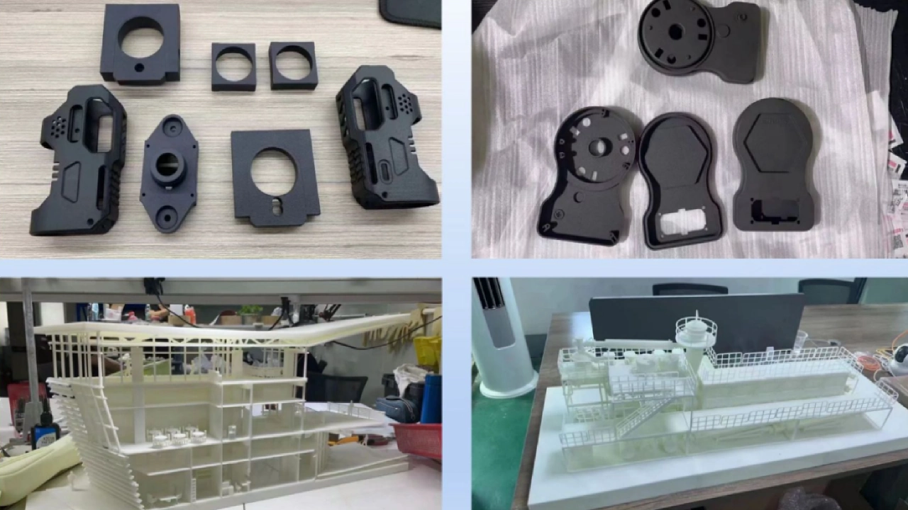 Products from a 3D printing factory