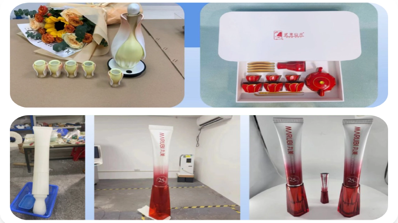 Products from a 3D printing factory