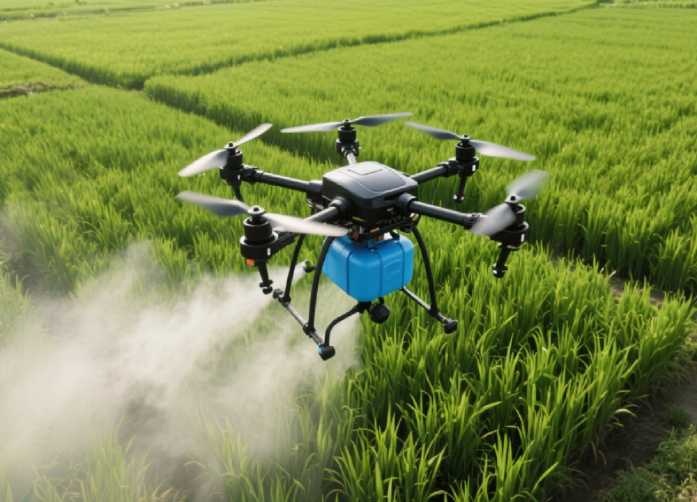 drones agrícolas Drones agrícolas.