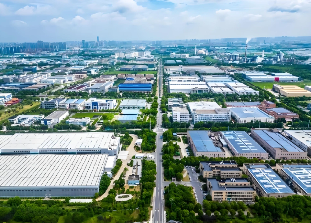 China Industrial Clusters industrial park aerial view China Industrial Clusters industrial park aerial view