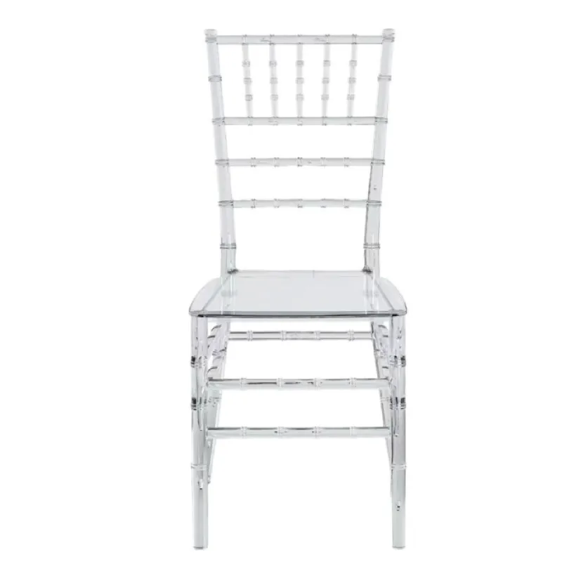 Clear Chiavari Chair, Acrylic Wedding Banquet Chair, Transparent Plastic Chair for Outdoor Garden Event Wholesale Clear Acrylic Chiavari Chair, Transparent Plastic Wedding Chair for Banquet Event, B2B Wholesale