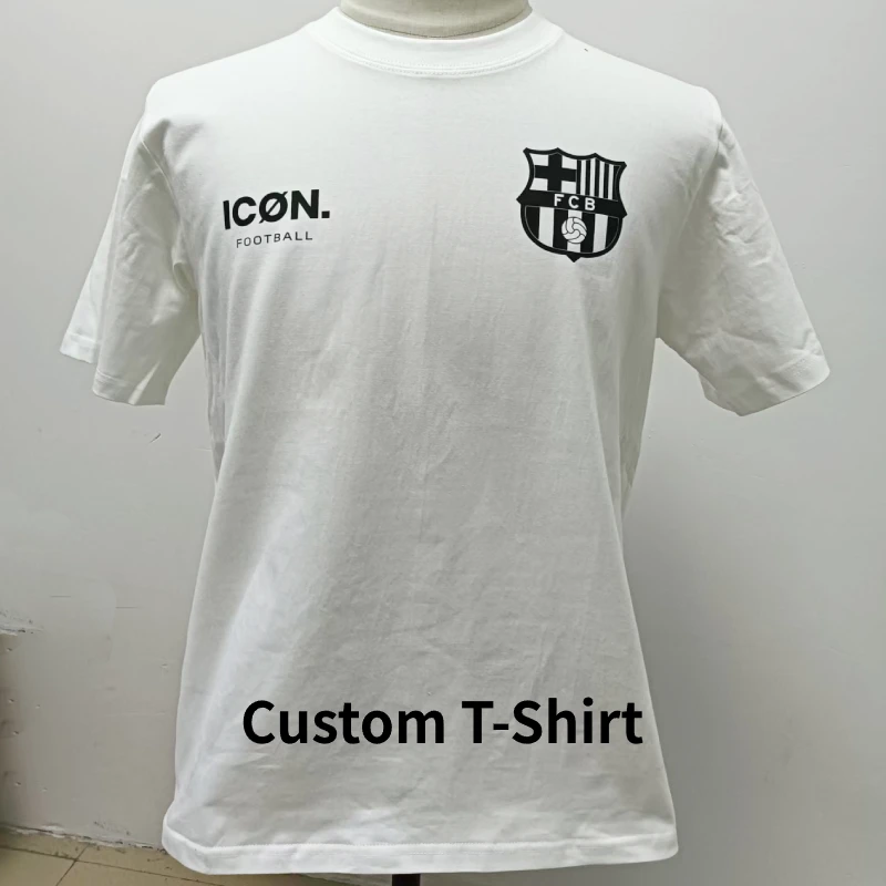 T-shirt personnalisé _ T-shirt en coton avec impression et broderie de logo personnalisées (1) T-shirts personnalisés, t-shirts en coton, impression et broderie de logo personnalisées, tissus personnalisés, vente en gros OEM